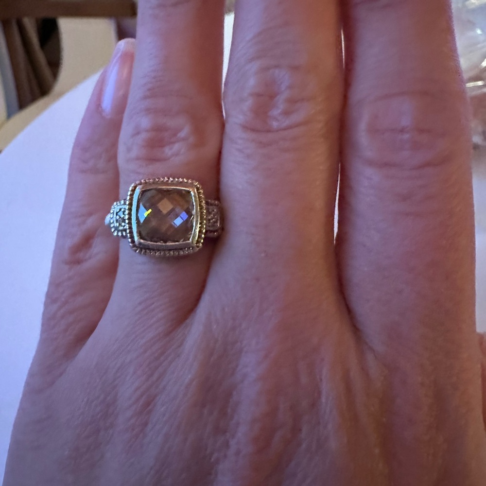 Judith Ripka Canary Crystal SS Ring - Picture 8 of 8